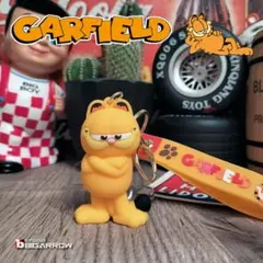 ガーフィールド ストラップ付キーホルダー GARFIELD アメリカン雑貨