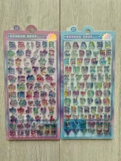 もじもじボンボンドロップシール 2枚セット