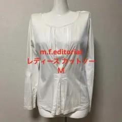 m.f.editorial レディース カットソー プルオーバー Ｍ