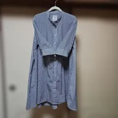 チェック柄 シャツ チュニック