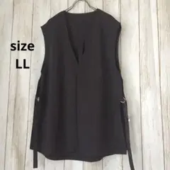 《未使用》ブラックノースリーブベスト