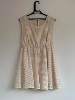 OLIVE des OLIVE チェック柄 ノースリーブ ワンピース 春