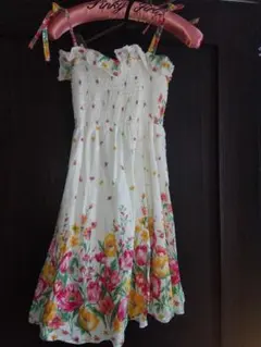 リズリサ　チューリップ　花柄　ワンピース