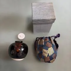 【未使用品】茶道具 京都清水焼 茄子茶入のサムネイル