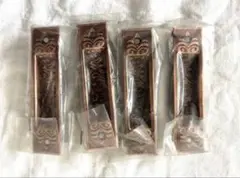 アンティーク調 引戸用取手 75mm 4個セット レトロデザイン