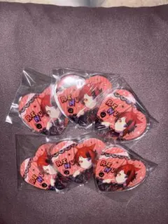 莉犬 ハート缶バッジ 6個セット