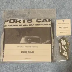 3COINSコラボ　ホンダ ロゴ　キーホルダー　エコバッグ