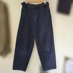 COMOLI 24SS デニムベルテッドパンツ NAVY Z01-03001 - メルカリ