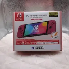HORI グリップコントローラー Fit アプリコットレッド