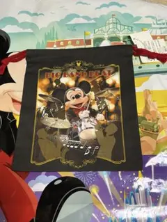 ビッグバンドビート 巾着　ミッキー ミニー　ディズニーシー