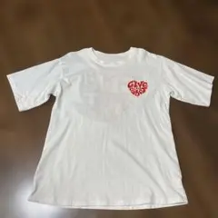 GORGE Give it a shot ハートロゴ Tシャツ ホワイトのサムネイル