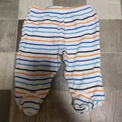 Disney baby ストライプ ボトムス 0/3M