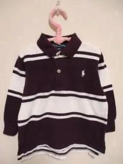 ラルフローレン 長袖ポロシャツ L12-18M ボーダー柄