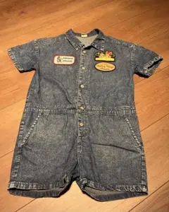 【即発送】ミッキー ミニー デニムオーバーオール 100cm
