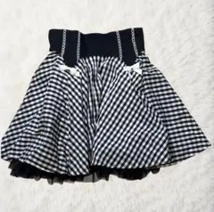 美品✨シークレットハニー　ギンガムチェック ミニスカートのサムネイル