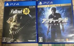 PS4 フォールアウト76とアンチャーテッド