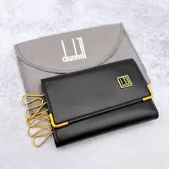 未使用級　ダンヒル　6連　キーケース　ブラック