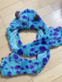 極美品⭐︎使用回数2回　サリーファンキャップ　マフラー　被り物　ディズニー