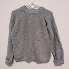 【ZARA ザラ】ニット トップス グレー 100