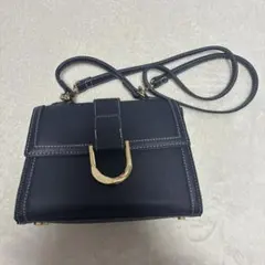 a.v.v ショルダーバッグ　ネイビー