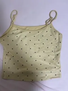 SHEIN ドット柄 キャミソール イエロー