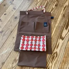 車用 シート収納ポケット ティッシュケース 小物入れ 北欧柄