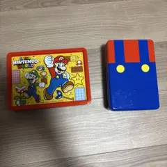USJマリオ　お菓子缶　2個セット