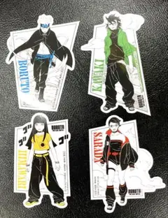 ボルト　特典ステッカー4種コンプリートセット