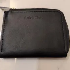 Calvin Klein 黒 レザー コインケース