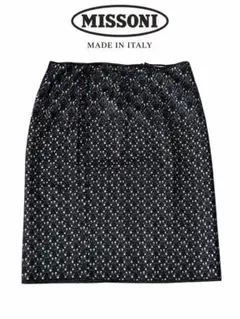 【MISSONI】訳ありお得　イタリア製 レース調スカート サイズ48のサムネイル