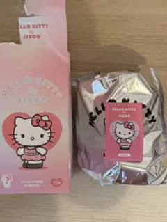 韓国限定 ハローキティ×ジス キーリング ブラック ピンク BLACKPINK