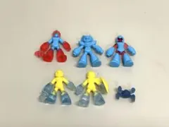 希少・平成レトロ】ロックマン ミニフィギュア セット 消しゴム - メルカリ