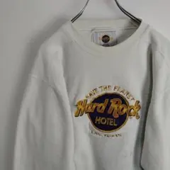 HARD ROCK HOTEL スウェットトレーナー 刺繍ロゴ USA製