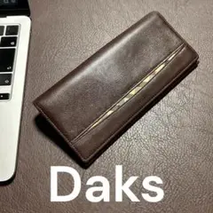 Daks ダックス　ブラック 長財布