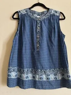 GAP ノースリーブ チュニック M 青