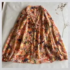 ブラウス 長袖 ボウタイ