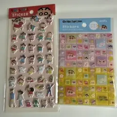 クレヨンしんちゃん　タイルシール　ましゅまろシール　セリア　シール帳