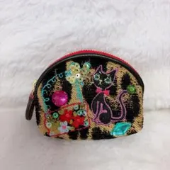 Think Bee! シンクビー ポーチ 猫 レオパードのサムネイル