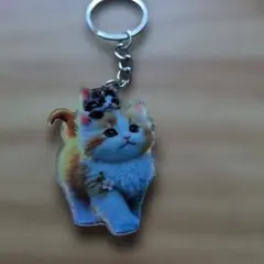 猫 キーホルダー