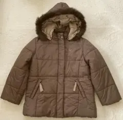 組曲　ダウンジャケット　ブラウン　Lサイズ　120〜130cm