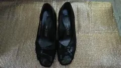 値下げ！◆riz comfort◆オープントゥパンプス◆