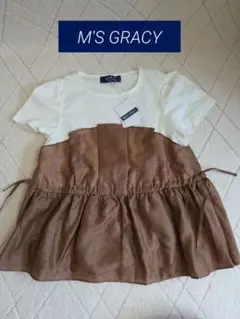 M'S GRACY エムズグレイシー 半袖カットソー 新品タグ付 38のサムネイル