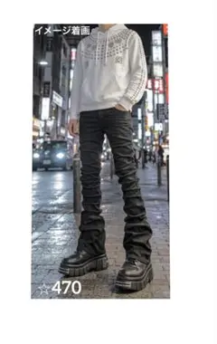 Black flaredenim Swag ギミック クロスチャーム　Y2K Black flaredenim Swag ギミック アーカイブ Y2K レザー - メルカリ