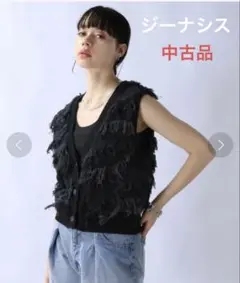 ジーナシス JEANASIS／ニットベスト