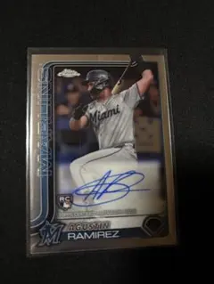 Agustin Ramirez Topps Chrome 直筆サイン RC