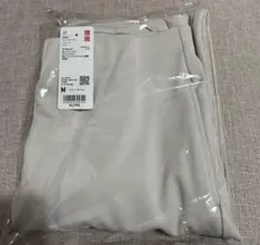 Mサイズ　新品未使用　クレープジャージーストレートパンツ ナチュラル　ユニクロ