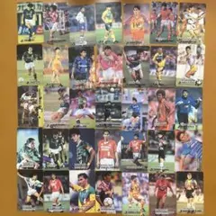 カルビーサッカーカード　93年　35枚