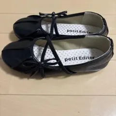 セール中❣️黒 バレエシューズ フォーマル 20cm 卒業式 入学式 美品