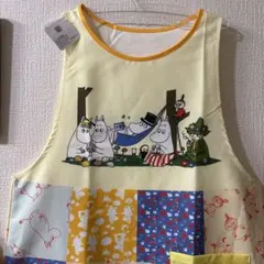 【新品】MOOMINエプロン　イエローのサムネイル