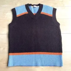 マルニ ユニクロ ポップコーンニットVネックベスト Lサイズ